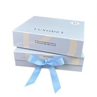 Vente en gros de boîte cadeau de qualité supérieure avec logo personnalisé grand emballage de luxe en carton boîte d'emballage magnétique en papier pour perruque d'extension de cheveux