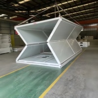 Maison préfabriquée pliable durable, anti-corrosion, isolée, modulaire, pour hébergement en campement de site minier isolé