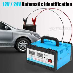 AUTSOME Cargador de Batería Eléctrico Universal de 12V/24V para Automóviles, Camiones, Barcos y Motocicletas - Product Image 4