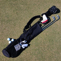 Sac de golf portable du dimanche sac de golf léger avec bandoulière rembourrée accessoires de golf