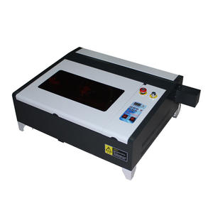 Machine de gravure laser CO2 de bureau <span class=keywords><strong>LY</strong></span> Laser 4040 50W, zone de travail 400*400mm, fonction numérique, table alvéolée, haute vitesse AI/LAS - Product Image 2