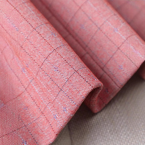 Pink Plaid Blazer For Women S Size Polyester Fabric Casual Workwear Top - Product Image 3