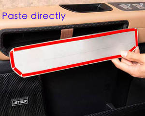 Kit d'installation de garnitures de protection extérieures en acier inoxydable noir mat pour Jetour Traveller T2 - Product Image 2
