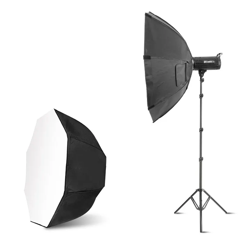 Photographic Lighting camera photo studio softbox lighting kit 95cm 150W softbox lighting kit with 2.8m tripod stand