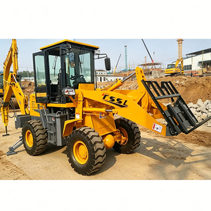 Chargeuse-pelleteuse intégrée avec pelle avant, machine d'excavation et de chargement hydraulique pour la construction routière et les travaux miniers - Product Image 3