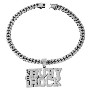 Nuevo Collar con Colgante de Letras de Aleación Creativo y Moderno 2026, Estilo Hiphop, Collares para Hombre, Joyería de Moda al por Mayor - Product Image 5