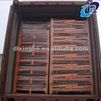 Cage à palettes en fil métallique pliable en acier durable, conteneur empilable, stockage portable en entrepôt, capacité 800-1000 kg