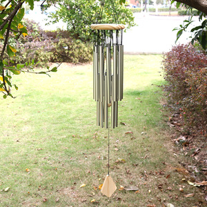 Wholesale Metal Wind <b>Chime</b> Pendants 20 Aluminum Tube Hanging Decor FOR Home Wedding <b>Bell</b> Decorative and Gifts - Product Image 4