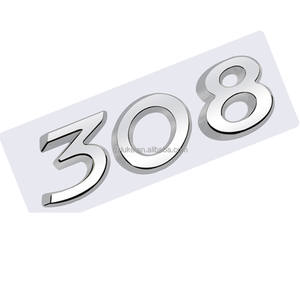 Adesivo decorativo per lettere con numero di emblema del bagagliaio posteriore in metallo all'ingrosso per il <span class=keywords><strong>308</strong></span> - Product Image 2