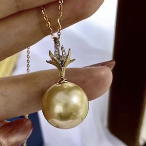 Collar de Perlas Naturales de Alta Gama, Extra Grandes, Circulares, de 9-8 mm, de Color Mixto, Joyería de Alta Calidad, Resistente, con Envío Rápido - Product Image 2