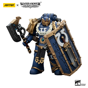 JOYTOY <span class=keywords><strong>Warhammer</strong></span> Horus Heresy Ultramarines Suzerain <span class=keywords><strong>3</strong></span> Space Marine Figura de Acción Coleccionable 1/18 Modelo Oficial Auténtico - Product Image 3