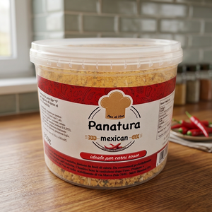 Envase de Plástico de 350 g de Especias de Trigo, Pan Rallado con Chile y Ajo, Delicioso Pan Italiano, Empanizado Mexicano - Product Image 1