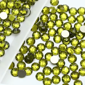 WHATSTONE XIRIUS 8 Big 8 Small SS16 SS20 SS30 Glass Olivine Non Hot Fix Rhinestone Crystals For DIY Accessories