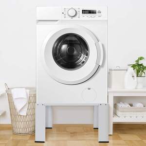 Socle de base en acier inoxydable, rehausseur de machine à laver et sèche-<span class=keywords><strong>linge</strong></span>, avec patins antidérapants amovibles, <span class=keywords><strong>support</strong></span> de rangement domestique moderne - Product Image 5