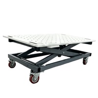 Banc de travail de soudage modulaire réglable en hauteur avec mécanisme de levage, outils de serrage robustes, plateforme de soudage 3D certifiée CE ISO, fabrication chinoise