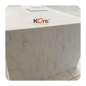 Hàn Quốc duponts corians 6 mét 12 mét bề mặt rắn tấm <span class=keywords><strong>slab</strong></span> giá - Product Image 3