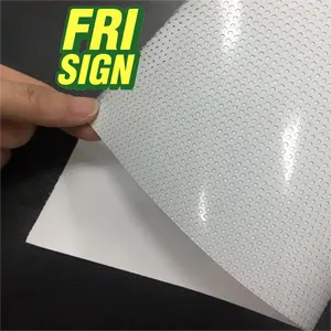 Wholesale Price Custom One Way Vision Perforated Vinyl for Large Format Printing Solvent Printer