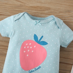Conjunto de Ropa para Bebé Niña Recién Nacida de 3 a 24 Meses, Algodón, Manga Corta, Mono de Dibujos Animados, Traje de Una Pieza - Product Image 5