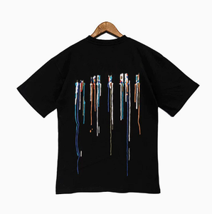 <span class=keywords><strong>T</strong></span>-<span class=keywords><strong>shirt</strong></span> da uomo di marca con logo personalizzato, nuova collezione primavera, manica corta, 100% cotone, stampa di design, alla moda - Product Image 4