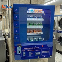 Distributeur automatique miniature multi-usages LIFUN, mural, capacité de 100 articles, kiosque de vente au détail en libre-service pour en-cas, boissons, médicaments