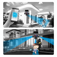 Caméra de surveillance solaire PTZ extérieure Wistino 12MP, système de sécurité IP sans fil 4G, caméra alimentée par carte SIM