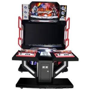 Dreamland Pemutar Video Game LCD, Game Video Game Arkade 7 Kabinet Tekken LCD 55