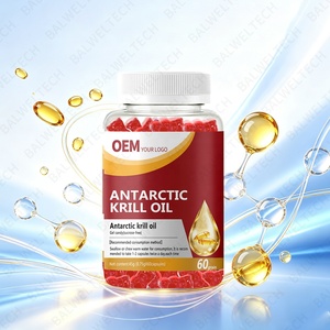 Cápsulas de Aceite de Krill Antártico OEM ODM, 60 Unidades, para Belleza y Bienestar, Marca Privada, Certificado GMP - Product Image 4