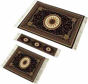 Hermoso Juego de Alfombrilla de Ratón y Posavasos con Diseño de Alfombra Persa, Alfombrilla de Ratón Tipo Alfombra, Marcapáginas Tejido, Regalo para Mamá, Regalo para Esposa, Set de Regalo - Product Image 4