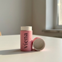 Récipient de baume à lèvres biodégradable personnalisé emballage de bâton de déodorant écologique tube de papier cylindrique vide en carton Push Up