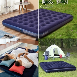 Colchón Inflable Portátil de Tamaño Completo con Superficie Aterciopelada para Camping, Venta al Por Mayor de Fábrica - Product Image 2