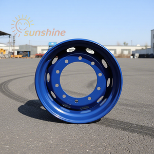 Radfelge 14x22.5 Herstellerdefinierte 22,5 Zoll Hochleistungs-Schlauchlos-Stahlfelgen 14.00*22.5 LKW-Felge für 445/75R22.5 - Product Image 1