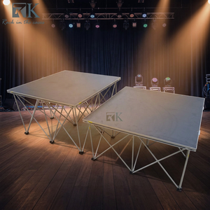 เวทีเคลื่อนที่สำหรับงานแต่งงาน ใช้วัสดุอลูมิเนียม ติดตั้งง่าย ระบบเวทีพับได้ยอดนิยมสำหรับงานอีเว้นท์ - Product Image 1