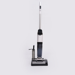 Electric <b>Mop</b> Cordless Floor Scrubber Battery Powered <b>Dry</b> Vacuum Cleaner With Flat Suction Nozzle For Home Cleaning - Product Image 5