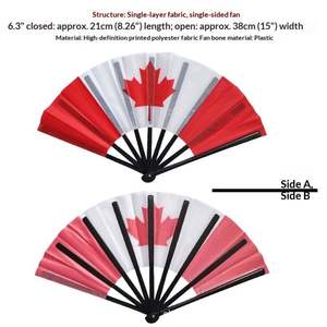 Ventilador Plegable Portátil Personalizado de 21CM con Bandera Nacional para Elecciones y Competiciones Deportivas 2026 - Product Image 6