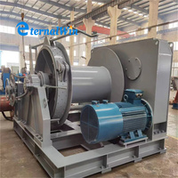 Treuil hydraulique de remorquage marin pour chantier naval 30t 50t 80t, treuil de coulisse électrique pour amarrage de pont de navire/bateau, prix