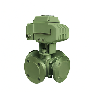 Vanne de régulation de débit industrielle motorisée électrique COVNA, actionneur électrique 12V 4 voies en acier inoxydable, type marche/arrêt, expédition rapide - Product Image 5