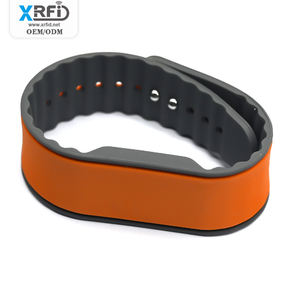 Pulseras ajustables RFID baratas con interfaz de <span class=keywords><strong>comunicación</strong></span> NFC Código QR impreso para el uso del gimnasio del festival Pulseras del festival - Product Image 5