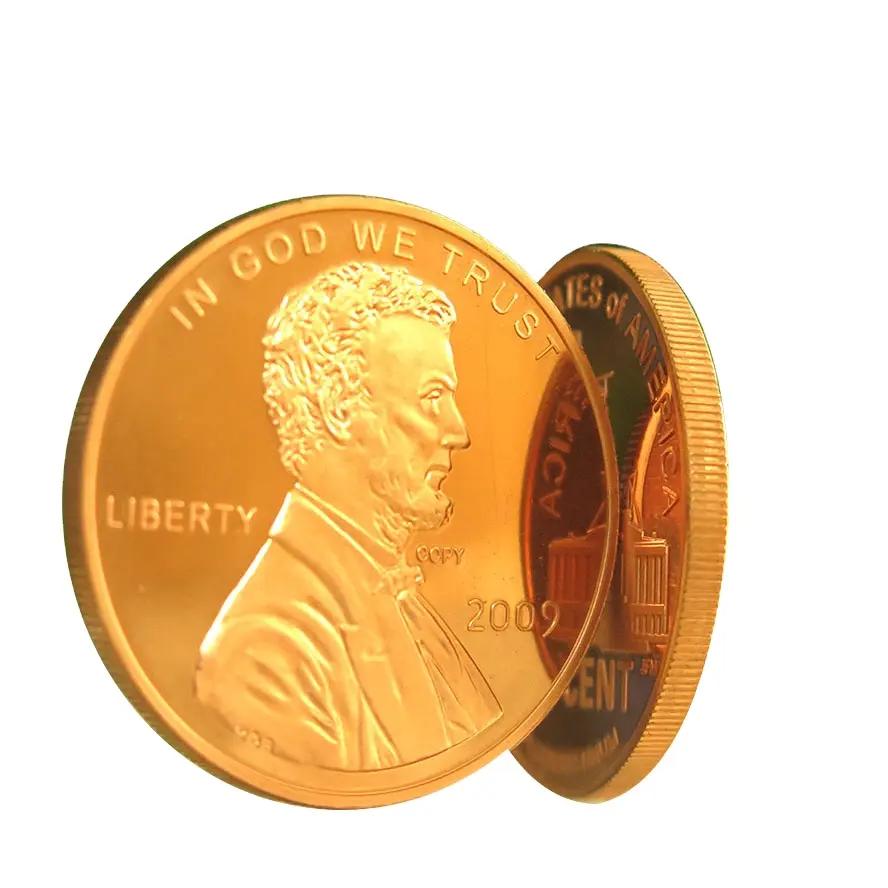 Kupfer Großhandel 1 oz 999 Fine Copper 2 von 4 - Jumbo Penny White house Round Bullion Coins B39