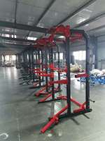 XINRUI Power Half Rack Commercial Multi Functional Half Power Cage Free Weight Fitness Gym Equipment