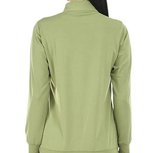 100% coton dames survêtement zippé meilleur matériel goutte épaule haute qualité mode femmes vêtements hiver solide poids lourd - Product Image 5