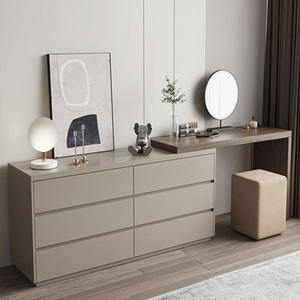 Bedroom <strong>Dressing</strong> <strong>Table</strong> With Cabinet Nordic <strong>Dressing</strong> <strong>Table</strong> With <strong>Mirror</strong> Wooden Make up <strong>Table</strong> With Led <strong>Light</strong> - Product Image 1