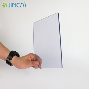 JINCAI 0.5 mm clear rigid hard pvc sheet for helmet usage wholesale transparent rigid plastic pvc sheet for thermoforming