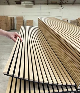 Moderne Houten Lamelt Akoestische Panelen Voor Thuiskantoor Of Studio Geluiddichte Decoratieve Wandbekleding Voor Interieurontwerp - Product Image 5