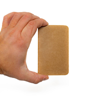 Design personnalisé de poche brun kraft mini journal petit bloc-notes portable pour les détails de l'enregistrement, liste de contrôle