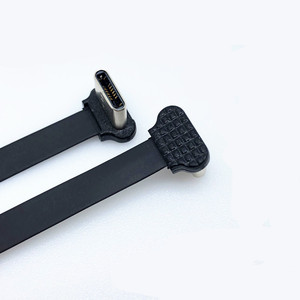 Großhandel T-Form Down Angle Typ C USB FPC Flach kabel Ultra dünne Rückseite Clip 8Pin FPC Ladekabel mit Typ C Stecker - Product Image 2