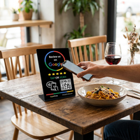 Expositor de Carteles con Código QR Personalizado, Tarjeta de Plástico NFC para Pagos sin Contacto, Tarjeta de Membresía/Negocio, Resistente al Agua, Hotel, RFID de 13.56MHz