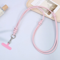 Nouvelle chaîne de sac bandoulière réglable en cuir tressé, remplace le porte-clés chaîne et le pendentif, avec cordon de suspension multifonctionnel