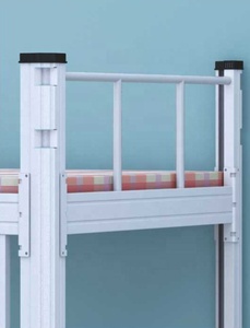 Stapelbed van metaal met opbergruimte voor appartement, school of slaapkamer. - Product Image 3