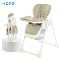 Chaise haute simple pliable pour bébé, chaise haute pliable simple, pratique, légère et compacte