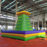 WINSUN Tour d'escalade gonflable pour adultes, pyramide, mur d'escalade, jeux sportifs, mur d'escalade pour la vente, location pour événements personnalisés